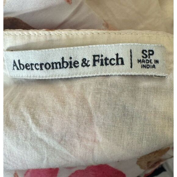 Abercrombie & Fitch Flutter Sleeves Tiered Lined Dress Size Small Y2K Babydoll - Picture 8 of 9